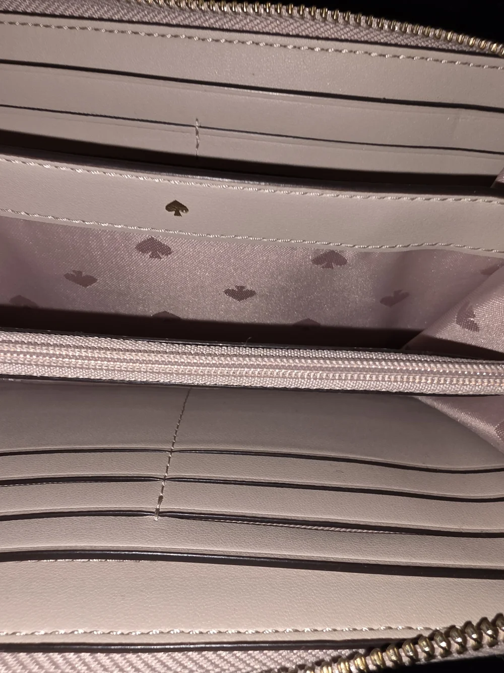 kate spade Blush Pink Zip Around Wallet